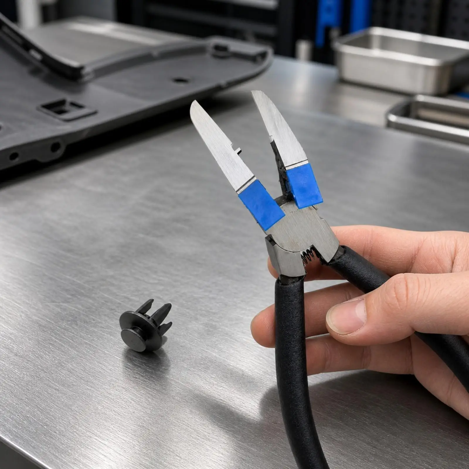 Auto Fastener Clip Removal Pliers Effort-Saving Automotive Trim Clip Removal Plier Plastic Fastener Plier Damage-Complimentary