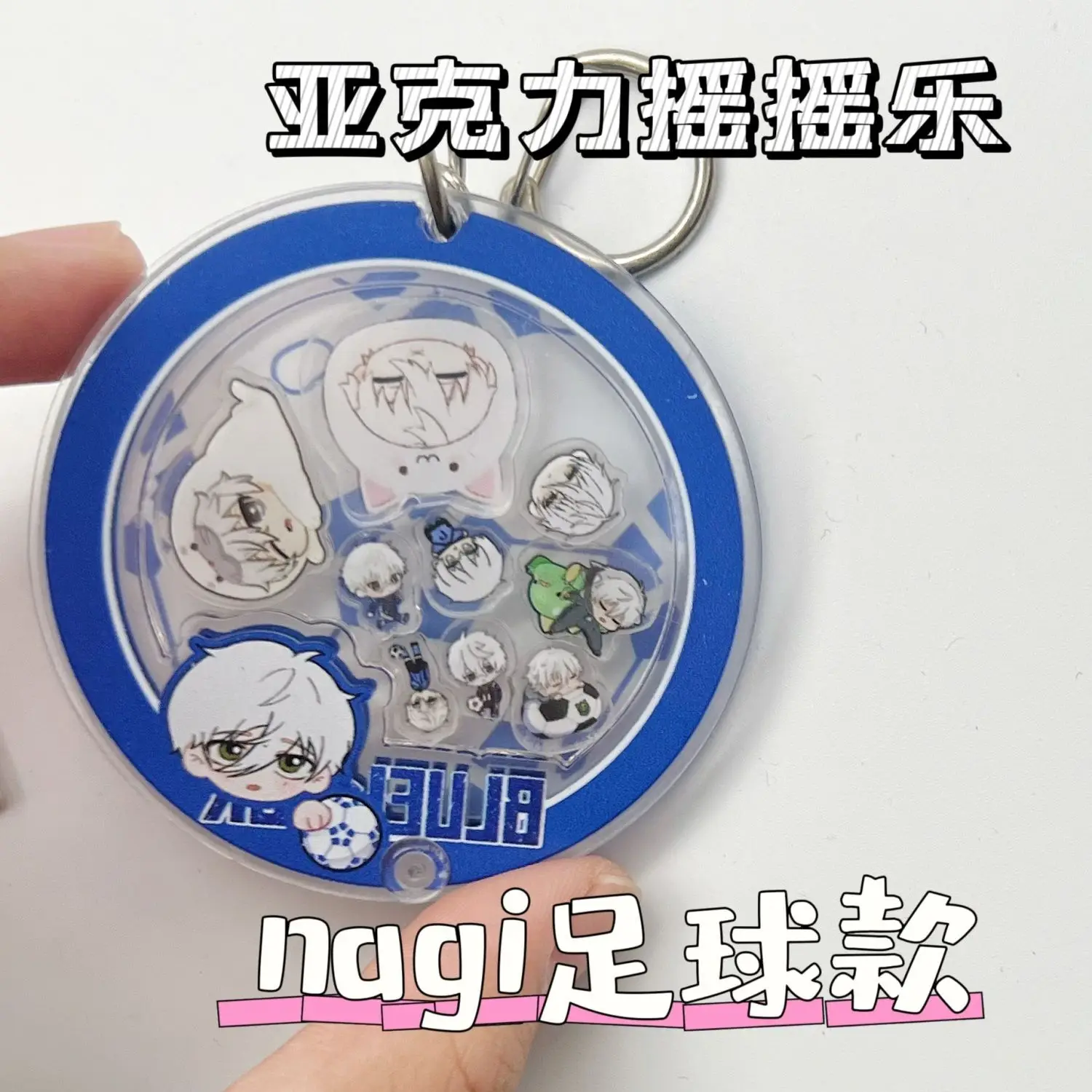 Chigiri Hyōma Acrylic Stand Man Keychain Figure Display Anime Collection Desk Decoration Hiroshi Hummel‌ Accesorios Blue Lock