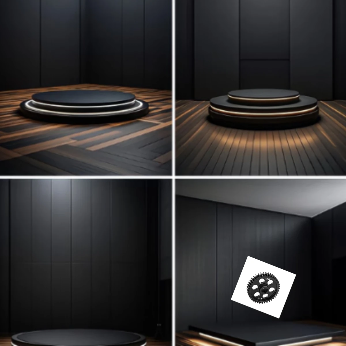 GPM LOSI 1/24 Micro-B y 1/28 Micro-T engranaje principal de velocidad 4140 acero al carbono 34T/36T para carreras de coches RC