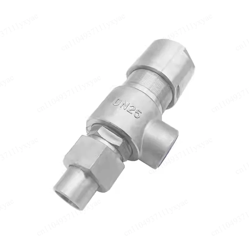 304 Stainless Steel Spring Micro-opening Type External Thread Safety Valve A21W-16P Corrosion Resistant Valve