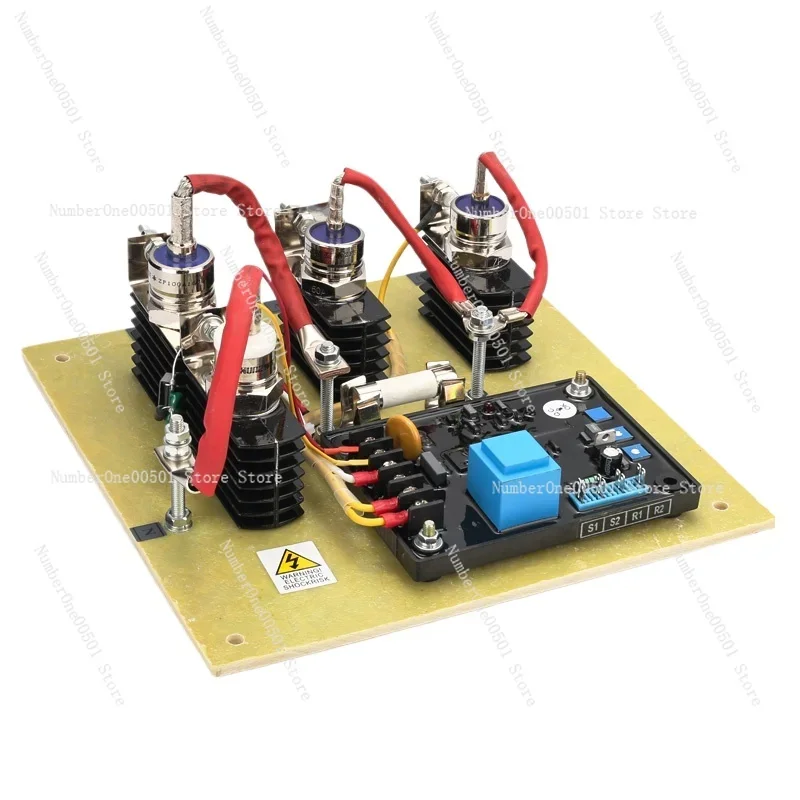 

SAVRH 100A Brush Type AVR Voltage Regulator for Generator Replacement No Aux Winding -095
