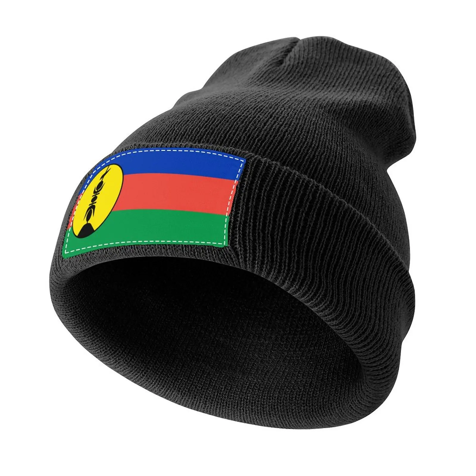 

Flag of New Caledonia Knitted Cap funny hat Sunscreen cute Men's Caps Women's