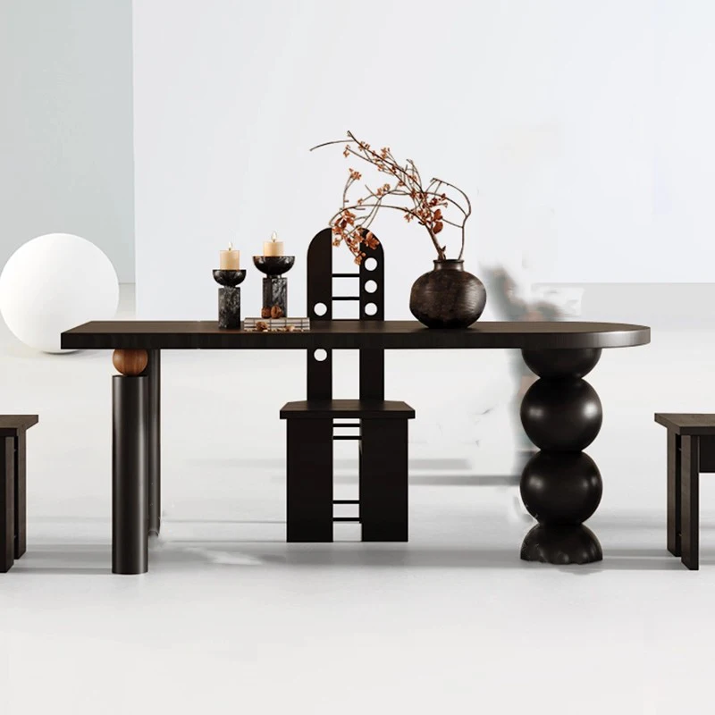 

Nordic Minimalist Table Elegant Premium Classic Glamour Dining Table Exquisite Beauty Tavolo Pieghevole Dining Room Furniture