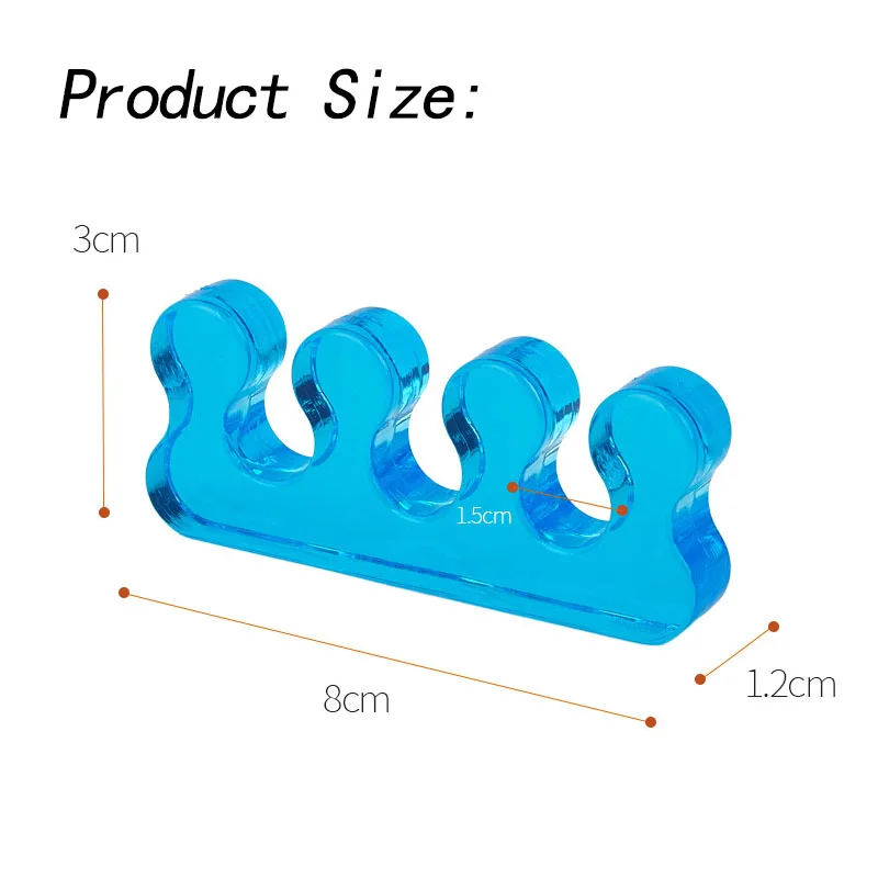 سيليكون تو فواصل الورم مصحح للنساء الرجال أدوات طلاء الأظافر العظام تو الفواصل لأصابع القدم المتداخلة المطرقة
