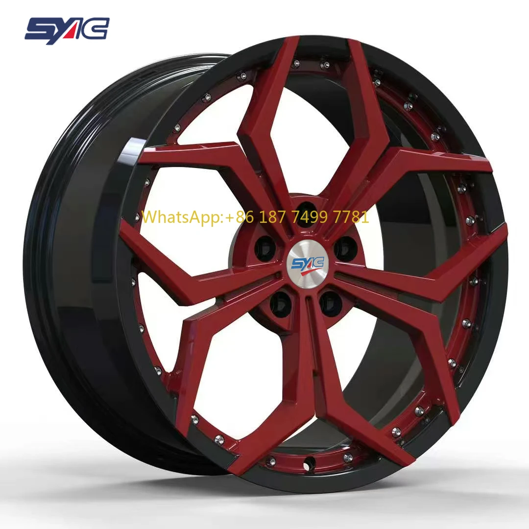 

SYAC 18-22 Inch Racing Car Wheels 2-piece New Design Customization Forging Aluminium Alloy Wheels/hubs/rims