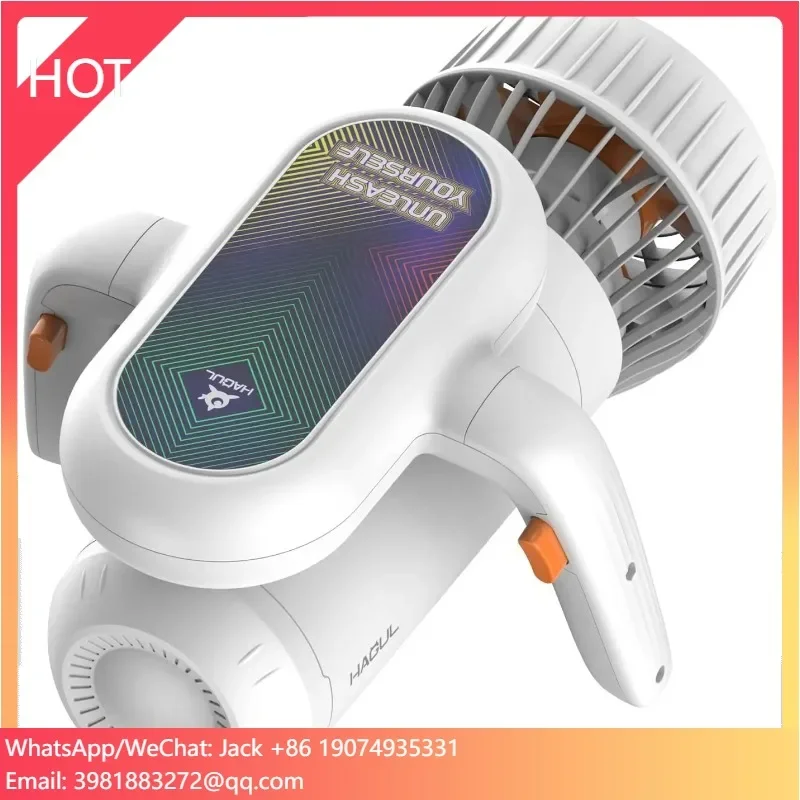 Skuter Bawah Air Bertenaga Listrik Kecepatan Tinggi, Thruster Bawah Air Genggam Motor Tanpa Sikat