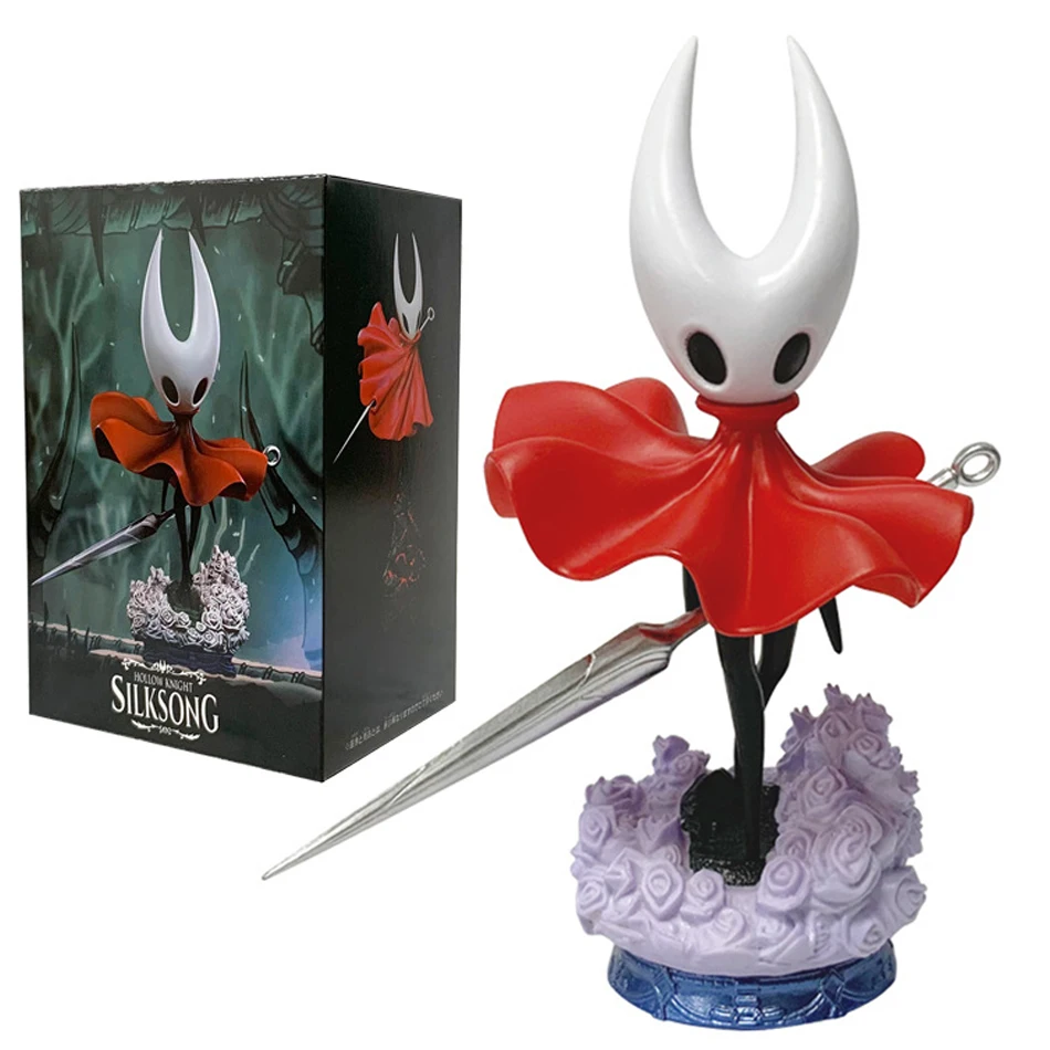 Jeu d'anime creux chevalier petit chevalier Figure Hornet figurine jeu périphérique PVC modèle ornement jouets à collectionner