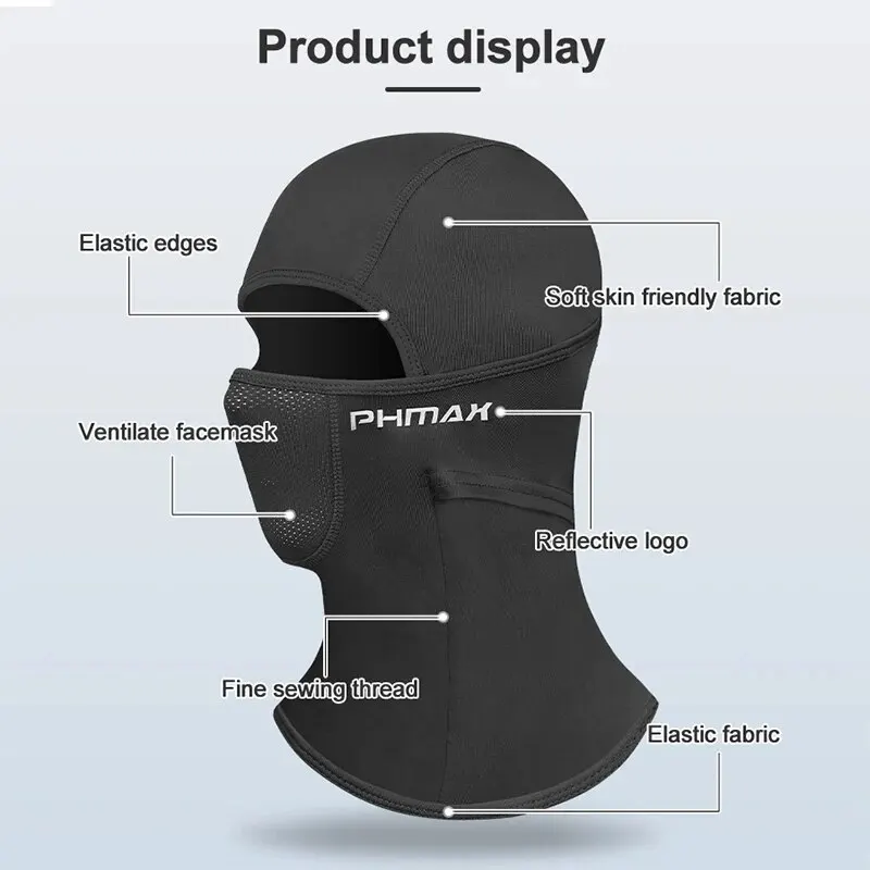 PHMAX Motorcycle Riding Mask, Wind Protection