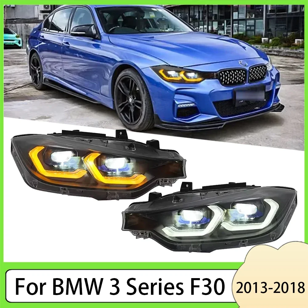 

Car LED Headlights for BMW F30 F35 3-Series 2013-2018 320i 328i 335i Upgrade 2023 Styling Front DRL Turn Signal Light Assembly