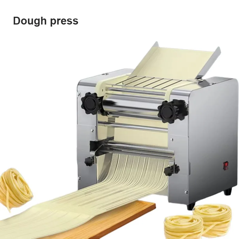 

Household Small Electric Dough Press Commercial Dough Machine Stainless Steel Dumpling Wrapper Machine Noodle Maker