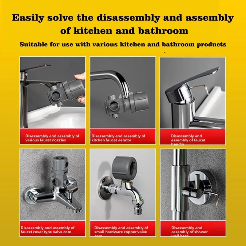 ABAE-Faucet And Sink Installer,Basin Wrench,Multi-Purpose Wrench Plumbing Tool,Plumbing Wrench, Multifunctional Sink Wrench