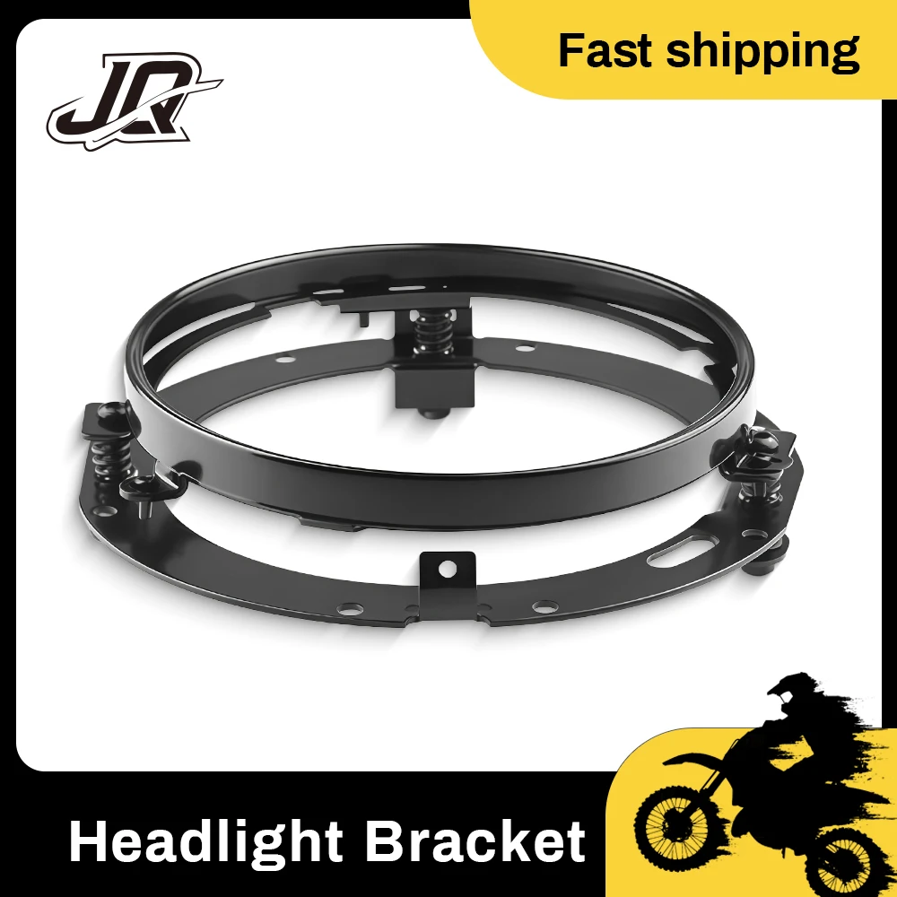 7 Inch Round LED Headlight Mounting Bracket Fixed Ring Holder For Jeep Wrangler JK Suzuki Samurai Motorcycle Car