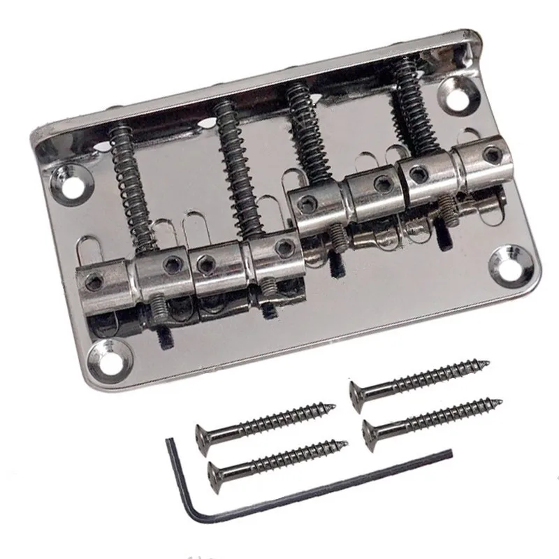 

Набор пистолетного цвета с верхней загрузкой, винтажный 4-струнный седловидный мост для баса, длина 86 мм, 4 отверстия для винта, аксессуары для гитары, детали