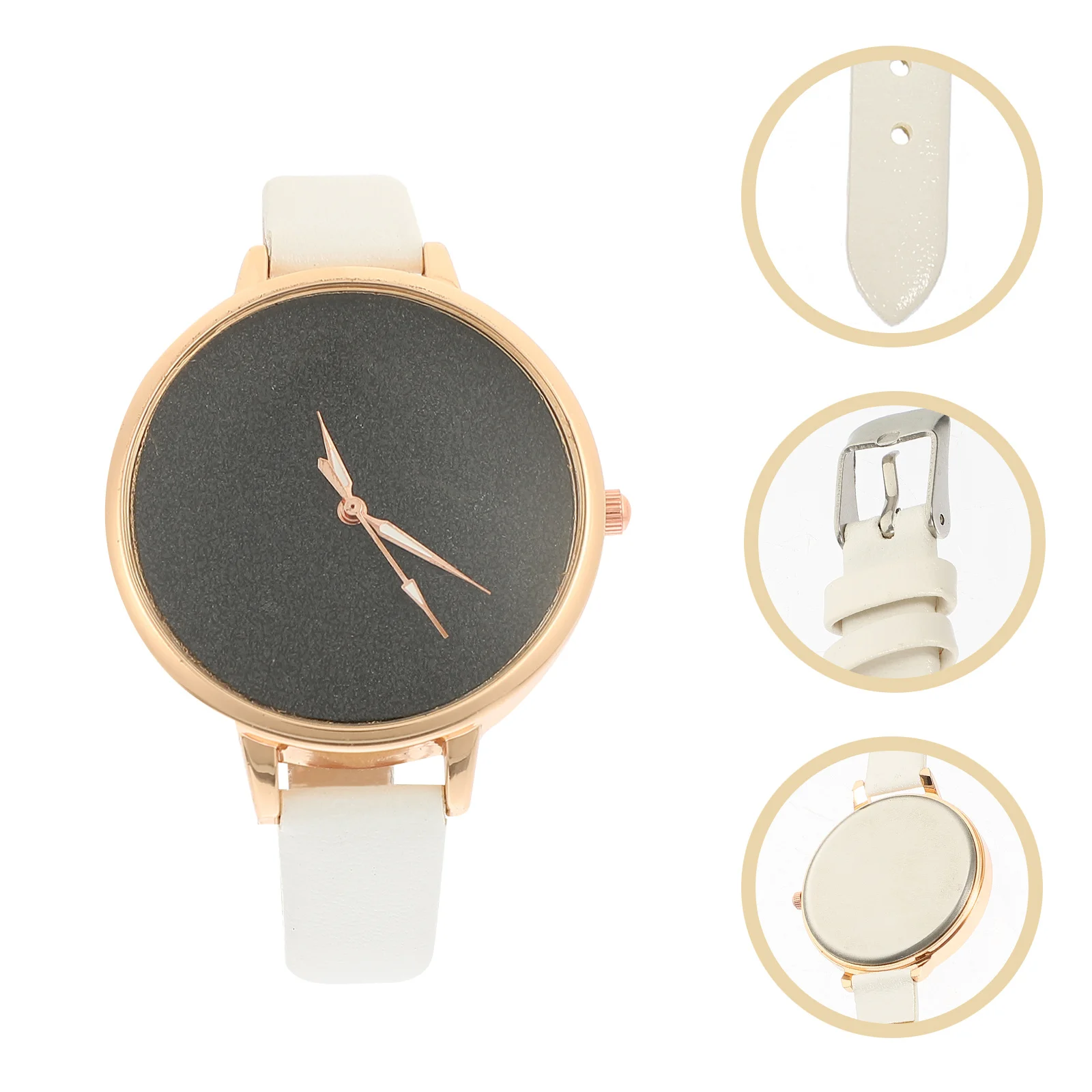 

Glitter Wrist For Women Stylish Ladies Watch Pu Strap Adjustable Decorative Female Wristwatch Elegant Fashion Timepiece Birthday