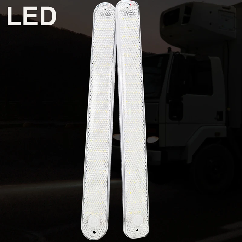 

1 Pack 84LED Car Interior Light Van Bus Caravan Reading Strip Lamp With ON/OFF Switch Car Trunk Lamp Luggage Compartment Light