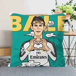Real Madrid Star Case for Pillow With Anime Decorative Pillowcases 40*40 Decor Ornamental Pillows Chair Cushion Cover Cushions