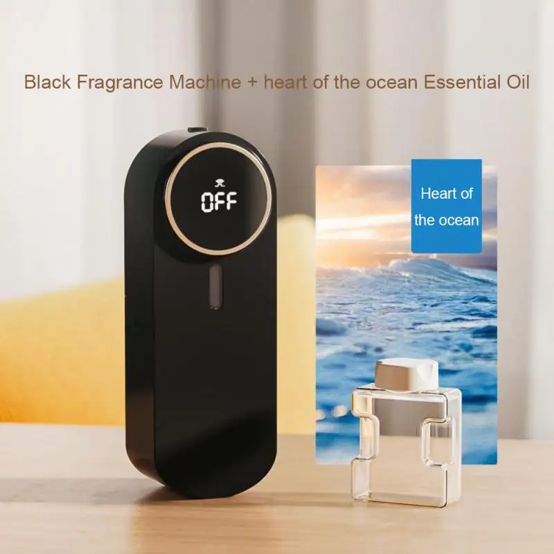 Automatic Fragrance Machine USB Air Purifiers Perfume Diffuser Screen Display Wall Mounted Room Essential Oil Diffuser Portable