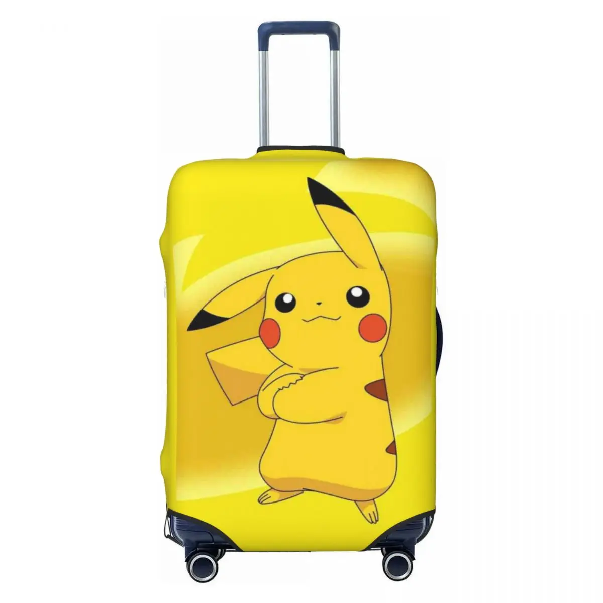 

Пользовательский чехол для багажа в стиле аниме Bikachus, эластичные защитные чехлы для дорожного чемодана, подходят для 18-32 дюймов