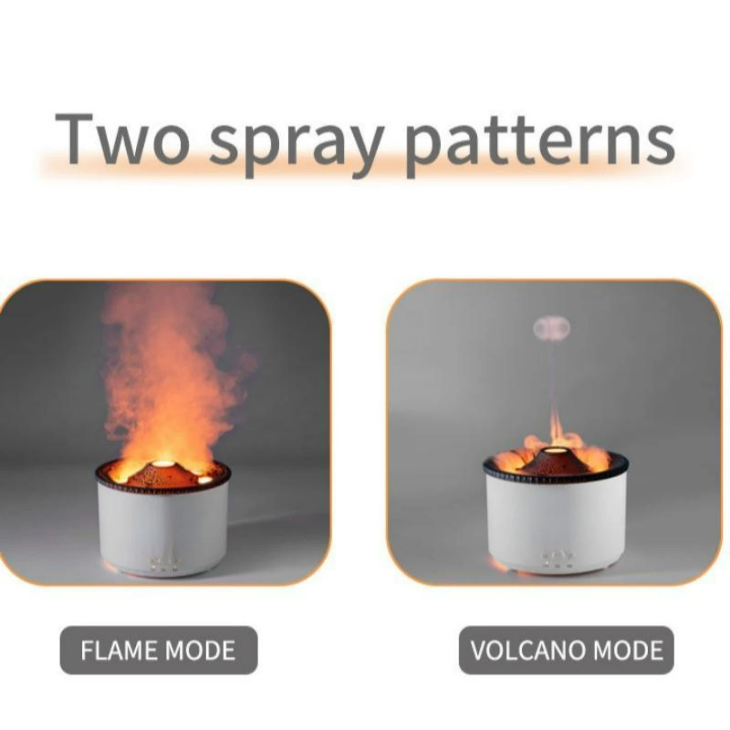 Cute Portable 360ML Air Humidifier with Smoke Ring Night Light Lamp - Mini Fragrance Diffuser - Perfect Essential Oil Diffuser f