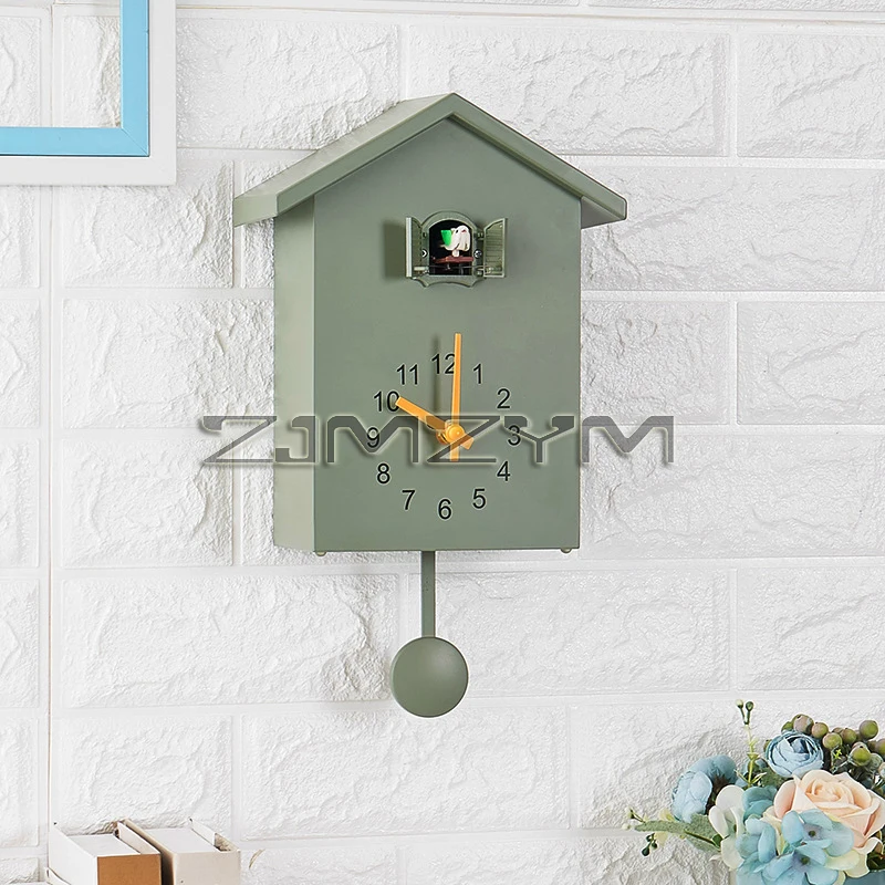 20x25cm Cuckoo Quartz Wall Clock Modern Bird Home Living Room Hanging Watch Horologe Clocks Office Home Decoration Gifts