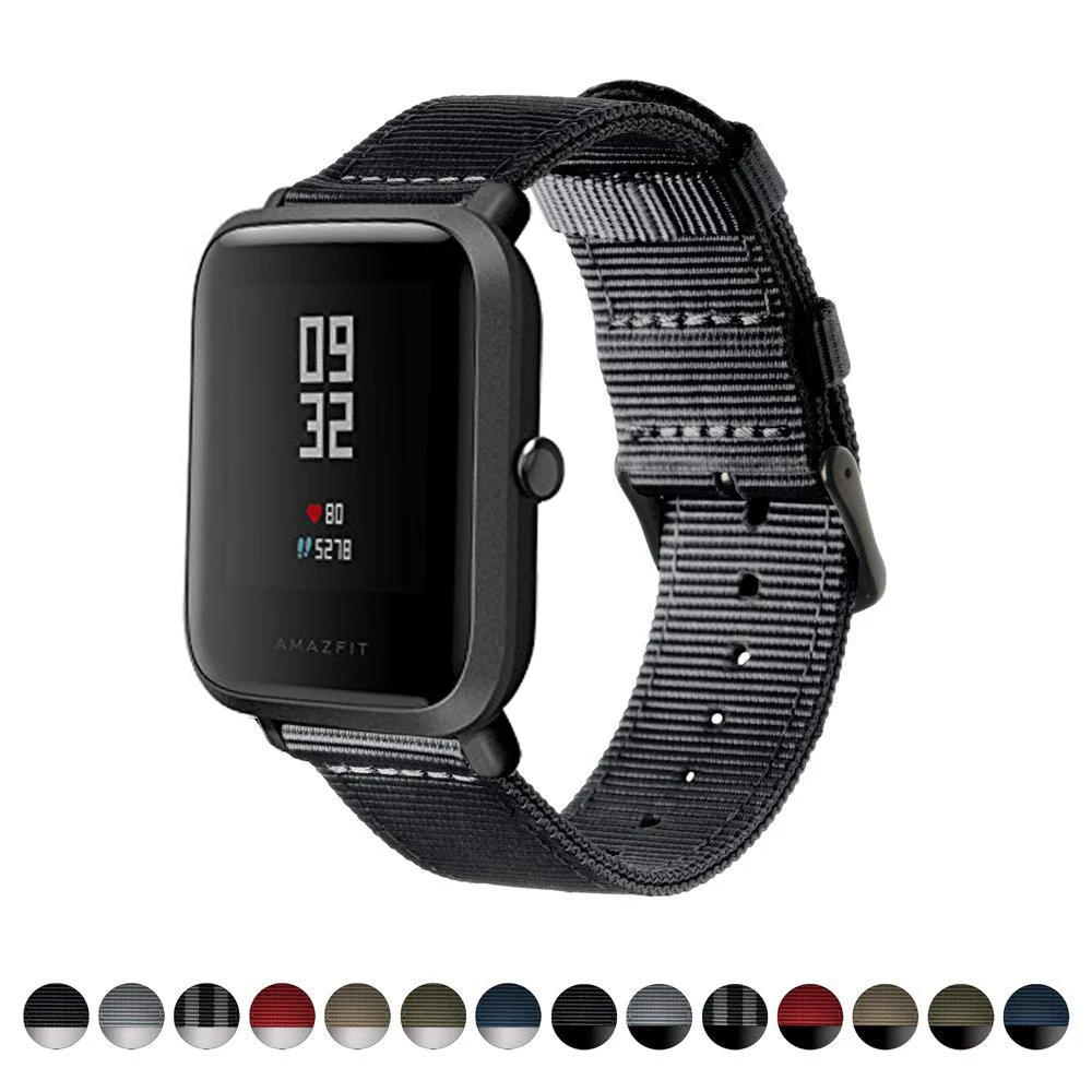 20mm/22mm band For Galaxy Watch 3 45mm/46mm/42mm/active 2 Samsung Gear S3 Frontier Nylon Bracelet Huawei watch GT 2 2e pro strap image 3