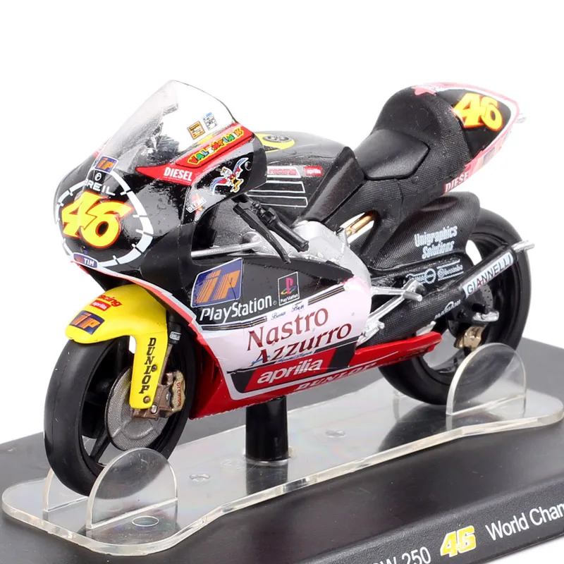 Schaal 1/18 Aprilia RSW250 Wereldkampioenschap 1999 Imola 1998 Test Jerez 1997 GP Racing Motorcycle Moto Diecasts Toy Model Bike