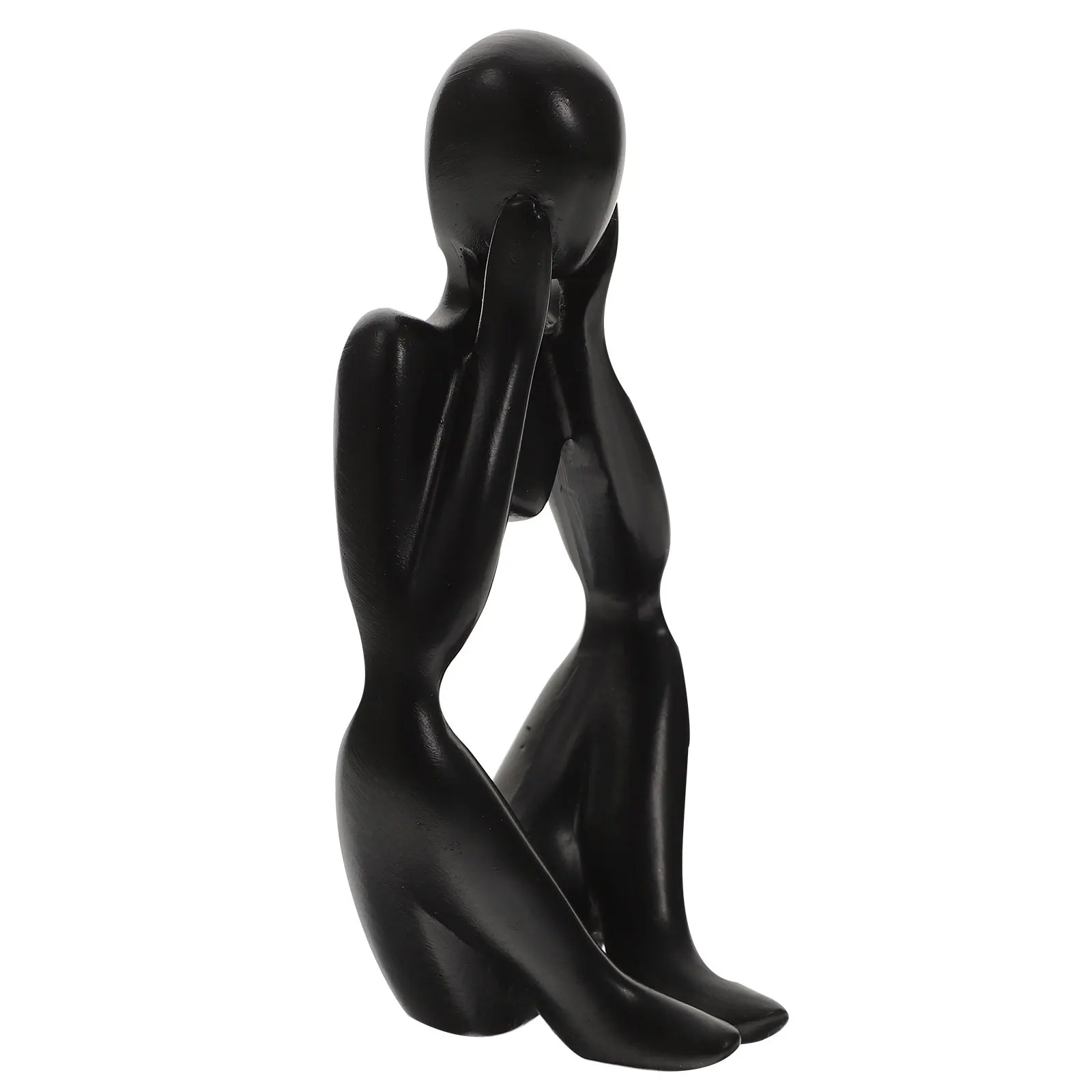 

Abstract Thinker Statue Resin Office Desk Decor for Living Room Bookshelf Modern Home Decor Accent Coffee Table Decoration