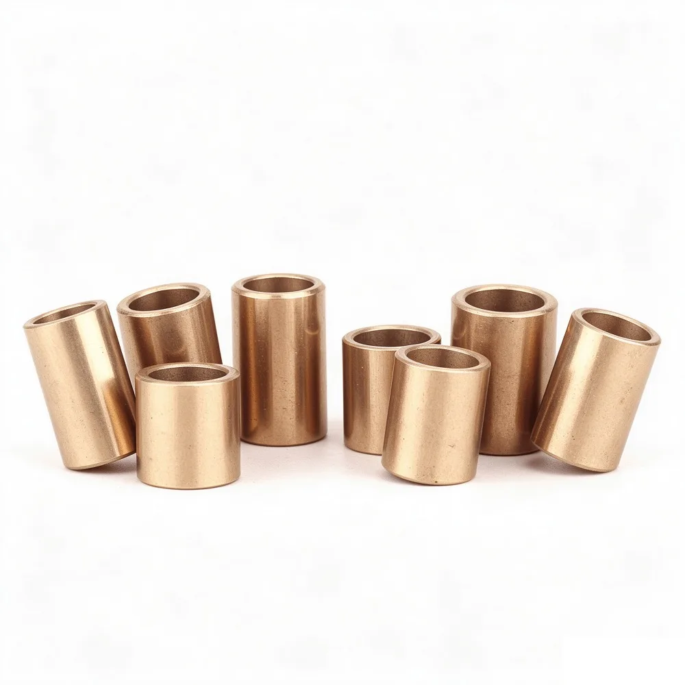 2-10Pcs Brass Bushing Powder Metallurgy Oil Bearing, M3 M4 M5 M6 M8 Copper Sleeve Wear Resistant Guide Shaft Gasket