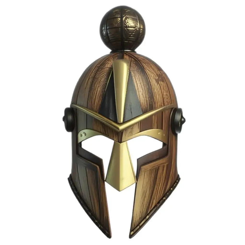 Medieval Knight Helmet Mask Roman Warrior Helmet Halloween Cosplay Masquerade Party Anime Costume Headwear Plastic Soldier Hat