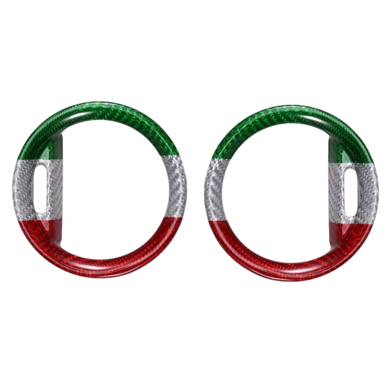 

Carbon Fiber Car Air Outlet Stickers For Abarth 595 695 Fiat 500 2016-2024- Real Hard Design