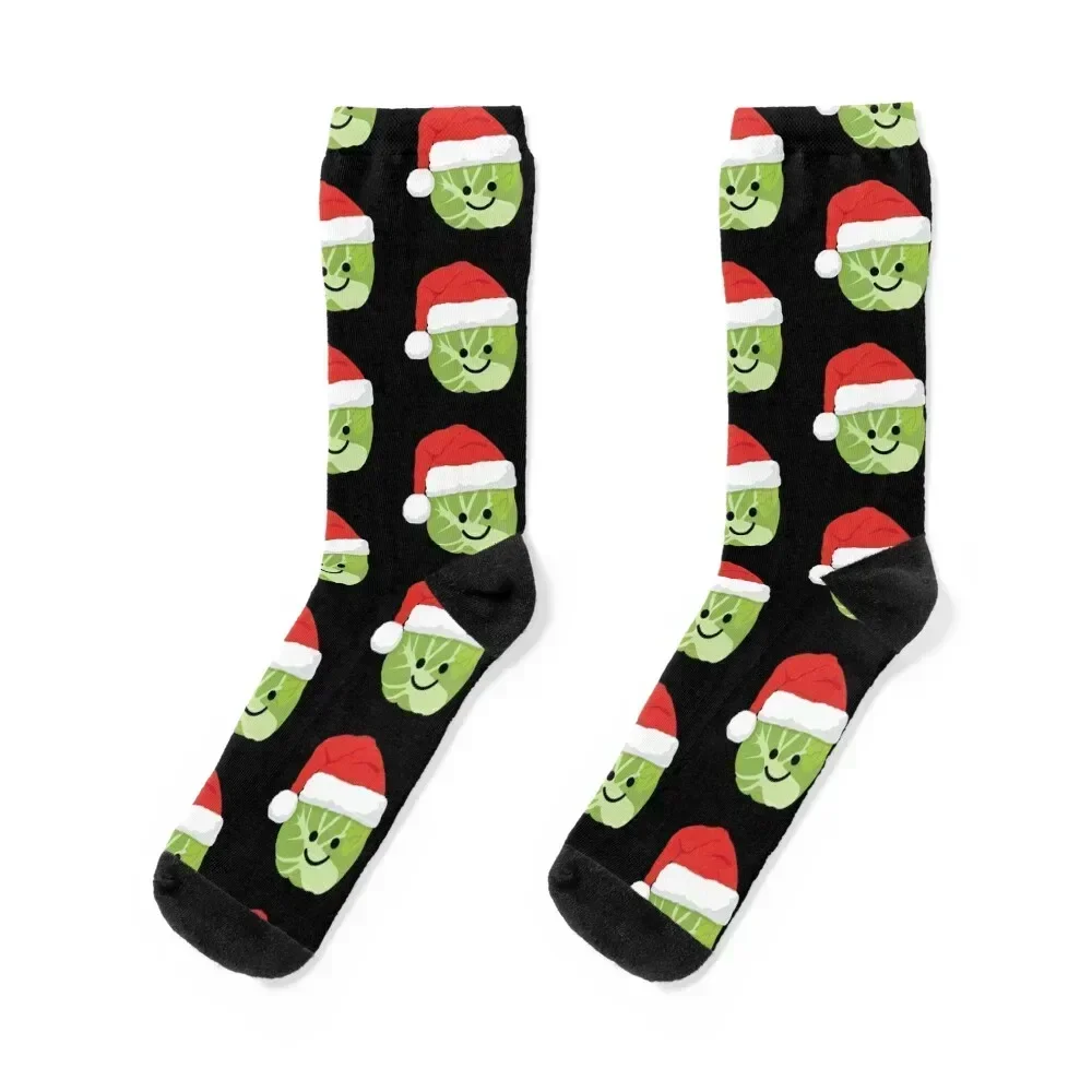 

The Christmas Brussels Sprout Socks kids Stockings man happy Socks Ladies Men's