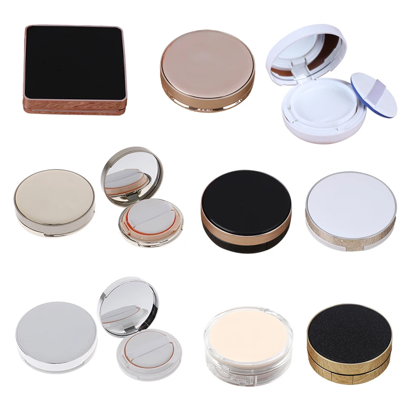 Luchtkussen Foundation Diy Box 1Pc Lege Puff Box Draagbare Spiegel Voor Bb Cream Cosmetische Make-Up Case Container Met Poeder Spons