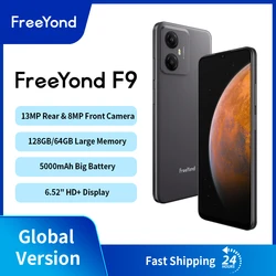 FreeYond-teléfono móvil F9, 64/128GB, cámara de 13MP + 2MP, 5000mAh, Unisoc Octo Core, Android