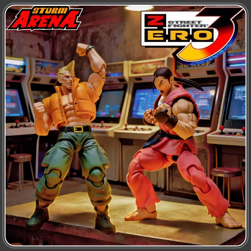 

Подлинная фигурка 1/12 Storm Toys Street Fighter Zero 3, Dan Nash, аниме, ПВХ, модель игрового персонажа, полный набор, классическая игрушка в подарок
