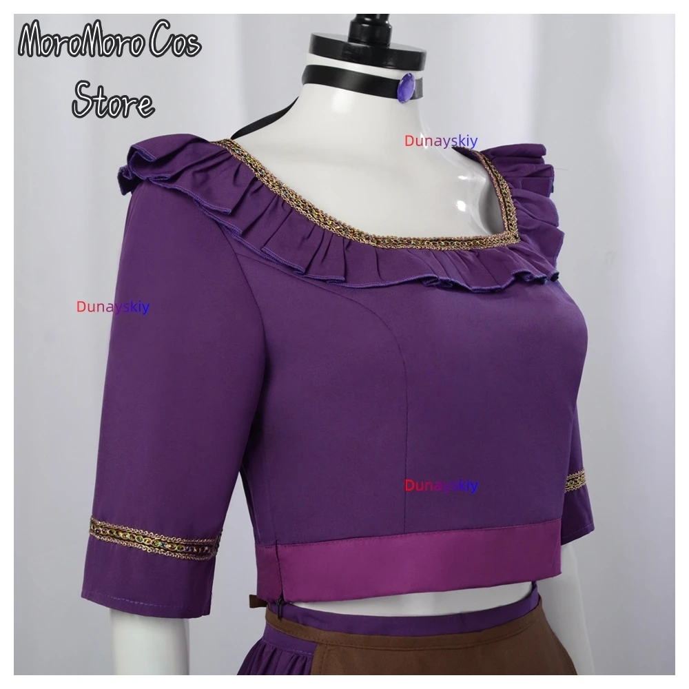 Film Anime CoCo Mama Imelda przebranie na karnawał kobiety jedwabiście długie spódnice Halloween występ na scenie kostiumy do odgrywania ról odzież garnitur