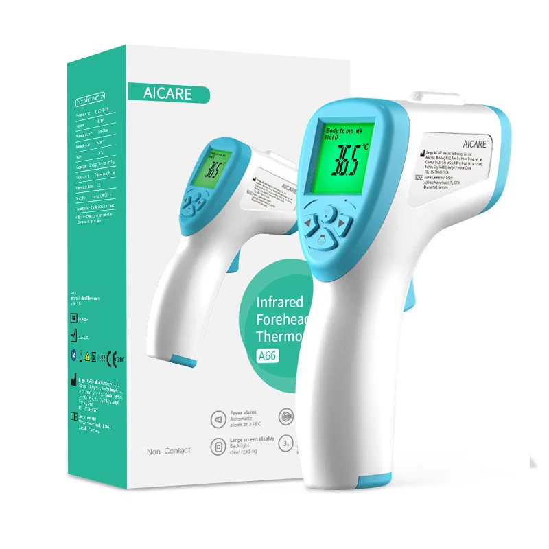 AICARE Digital Infrared Forehead Thermometer Electronic Non-Contact for Baby Adults Body Medical Fever Measure Tool Outdoor Home