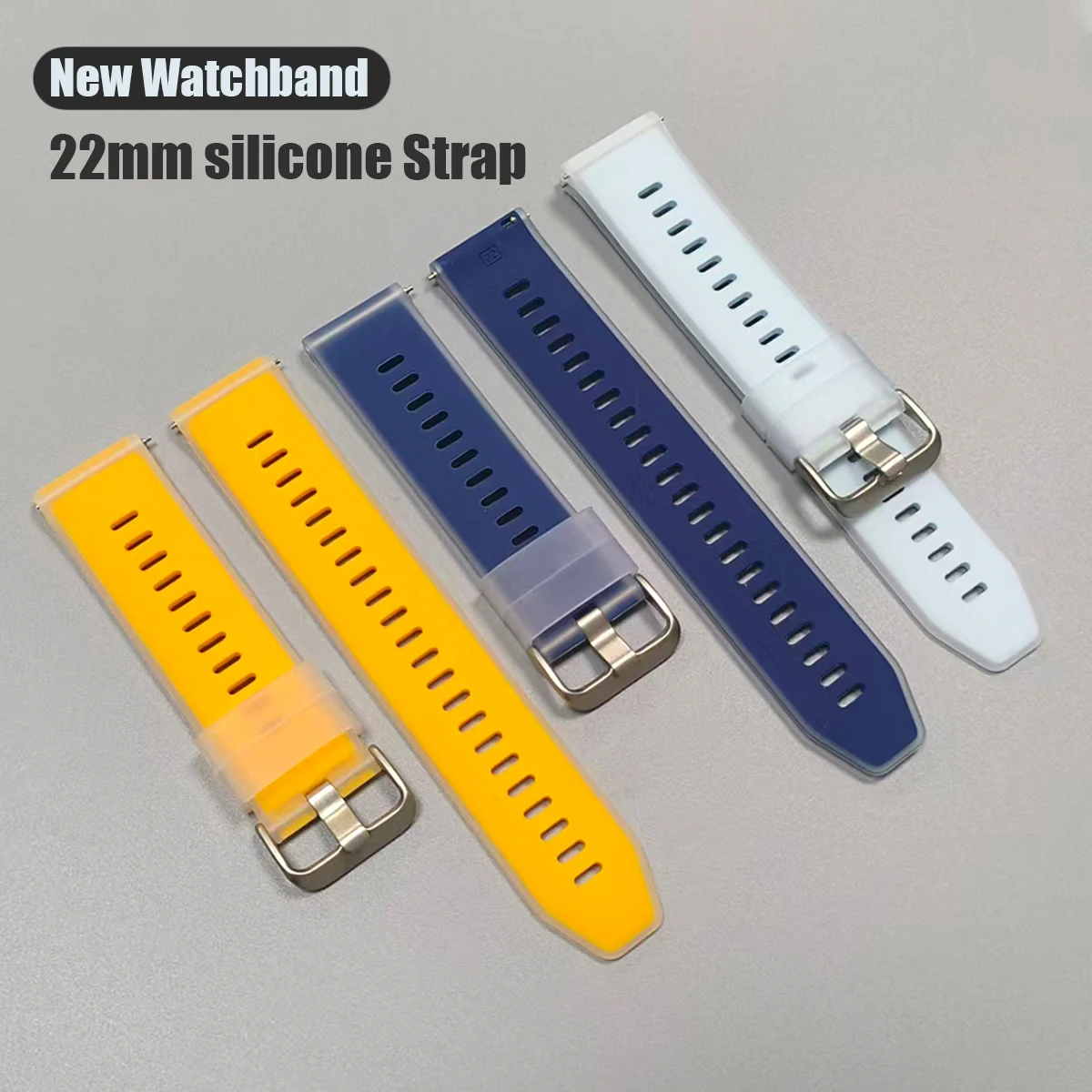 22mm Waterproof Strap For Garmin Forerunner 570 47mm 265 255/Vivoactive 4 Silicone Band For Garmin Venu 4 3 45mm Sports Bracelet