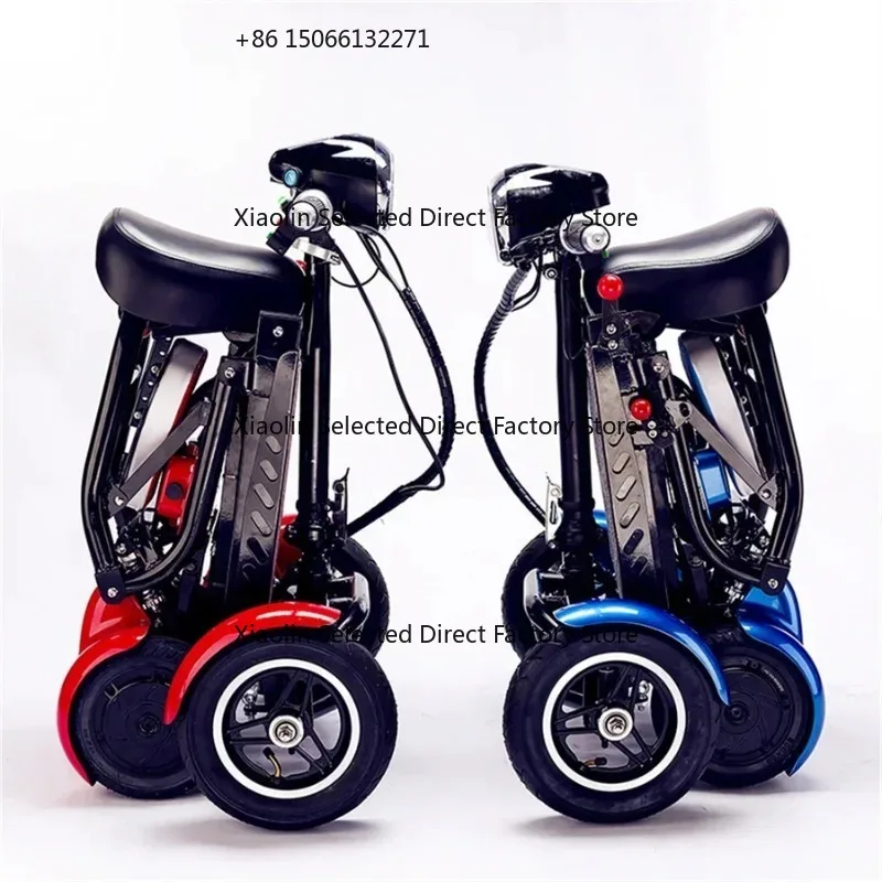 

New Arrival Easy To Fold And Reassemble In Just Seconds Foldable 4 Wheel Electric Scooters