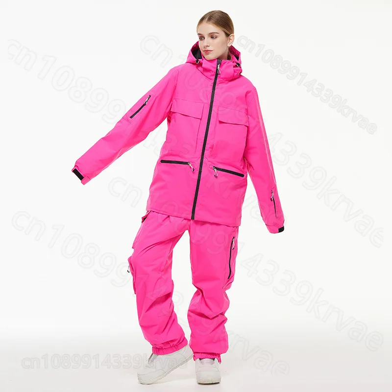 

Ski suit men's and women's snow season outdoor windproof waterproof warm snowboard ski suit new models ski jas vrouwen