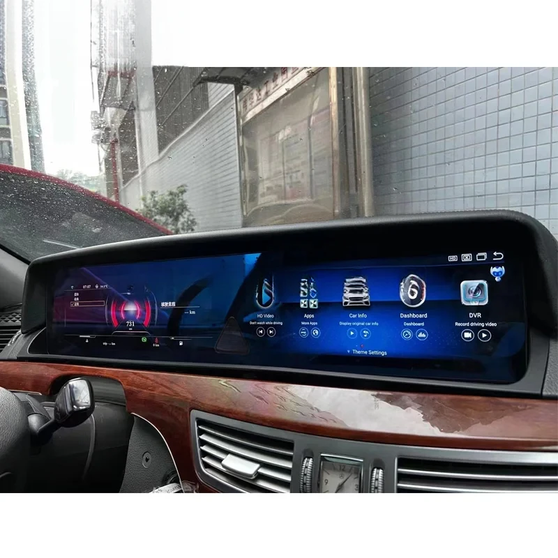 

Digital Instrument Lcd DashboardCluster Cluster Full Screen GPS for S-Class W221 2005-2014 to