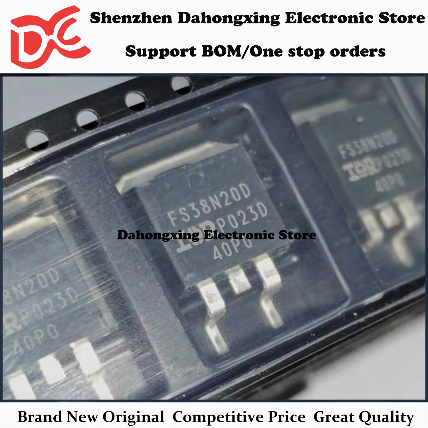 

New Original 10Pcs FS38N20D IRFS38N20D TO-263 200V 38A MOSFET Field Effect Transistor Electronic Components Great Quality