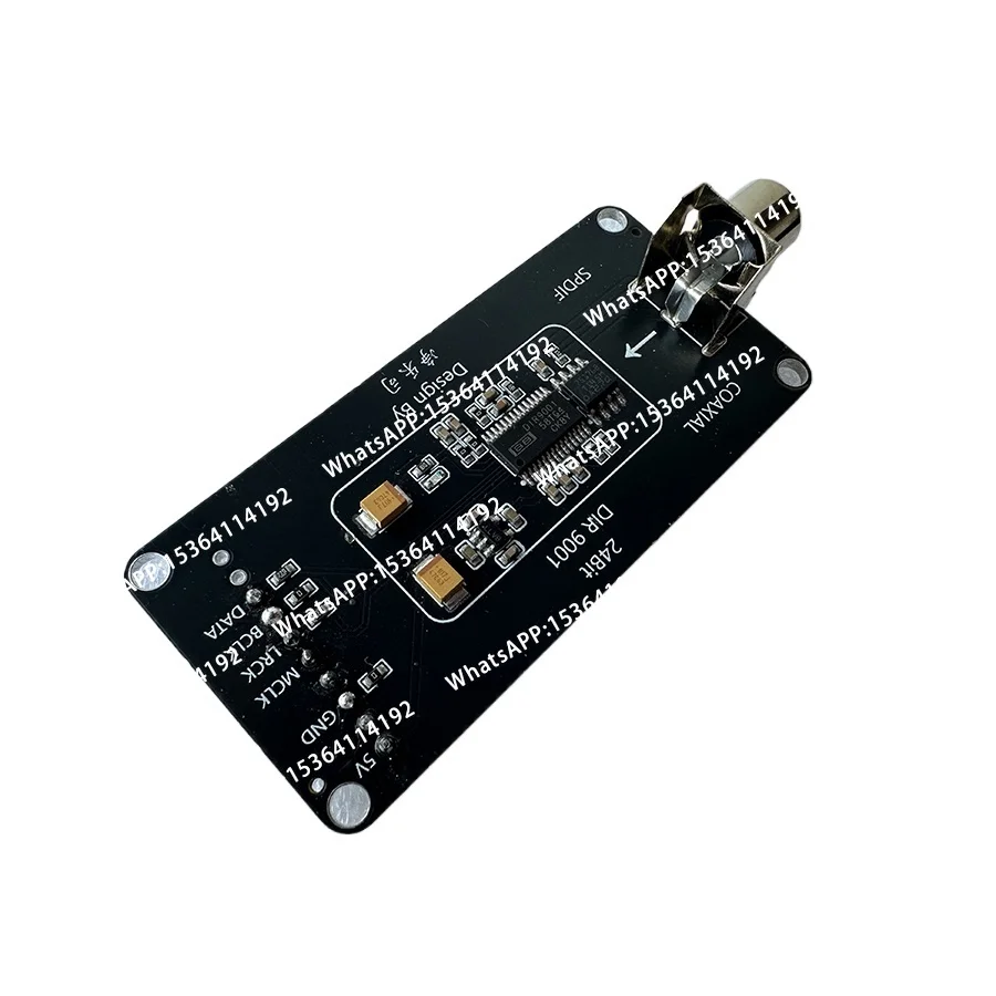 DIR9001 PWR Coaxial To I2s USB Card 24bit/192khz Compatible with Italian Interface For DAC Amplifier