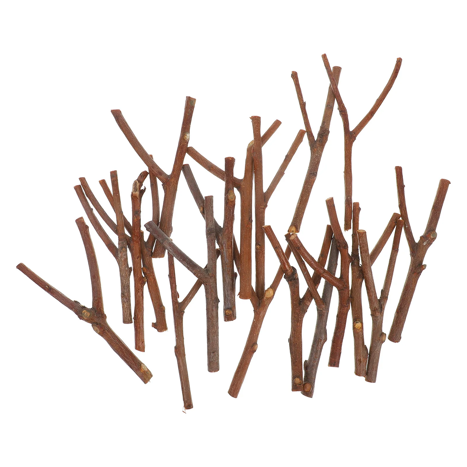 

20Pcs Tree Branch Material Y Shaped Natural Twigs Rustic Wood Sticks for DIY Crafts Wall Decor Mobiles Centerpieces School