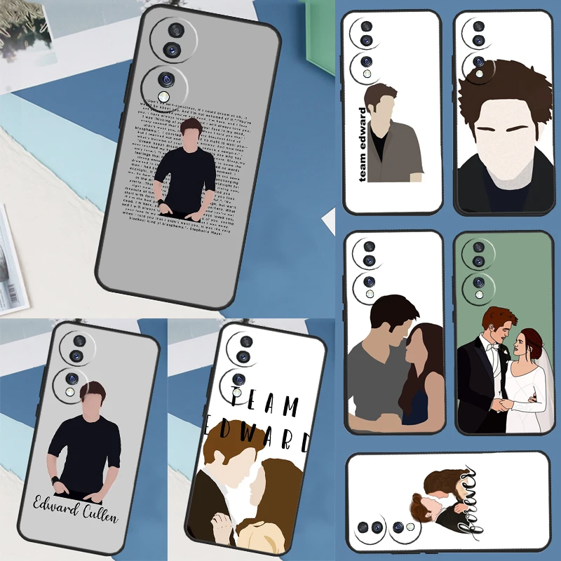 Twilight Edward Cullen Bella Case For Huawei Honor Magic 5 Pro X8 X9a 50 70 P Smart 2019 Nova 9 P20 P30 P40 Lite Cover