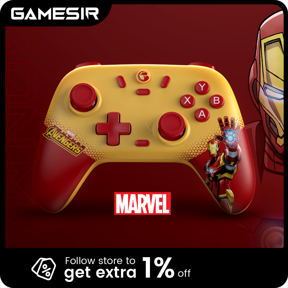  GameSir Nova Lite Switch Gamepad Hall Effect Joystick for Nintendo Switch iPhone Android Phone Marvel and Macaron series 