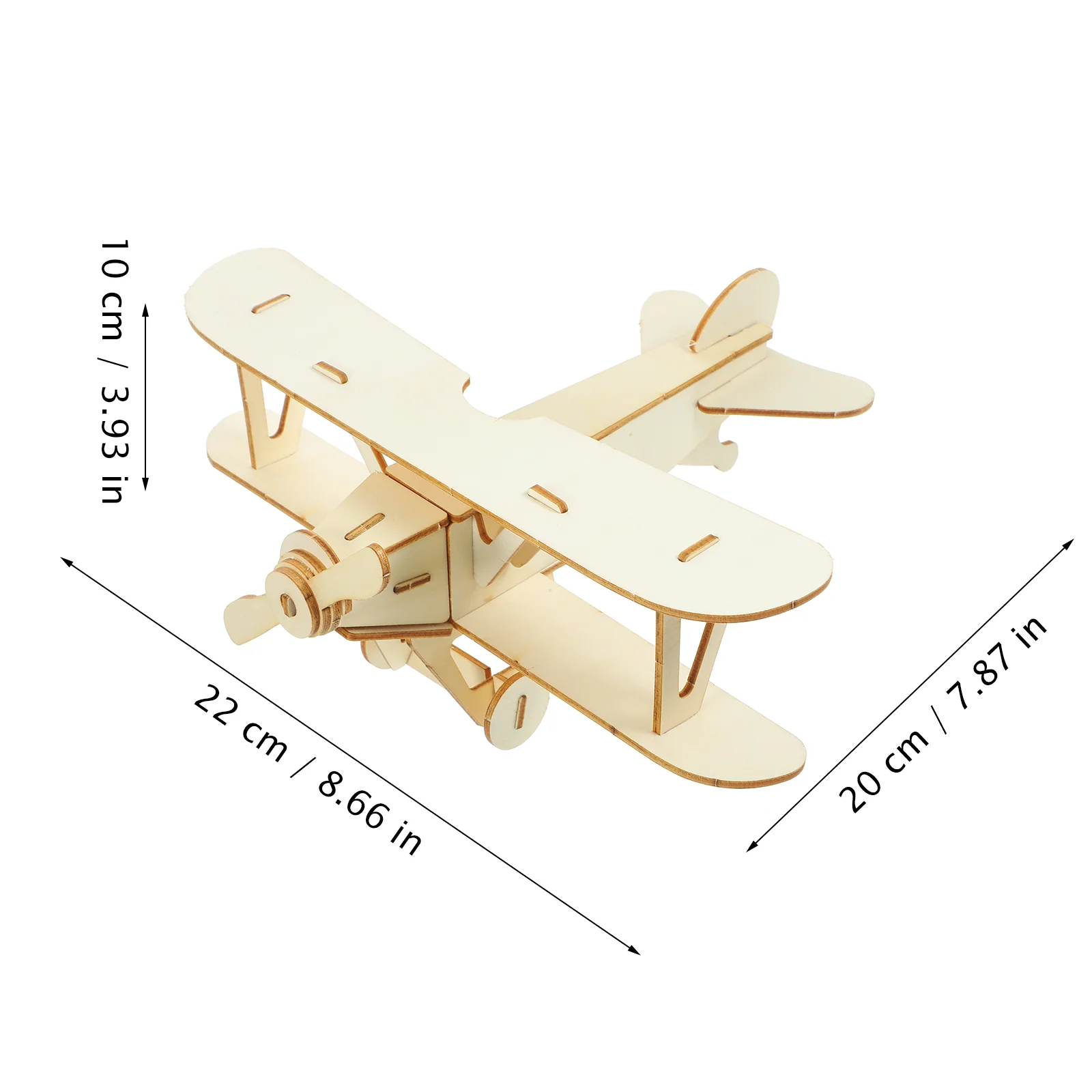 Craft Kits for Kids 3d Puzzles Adults Assemble Plane Sculpture Wooden Model Toy Child Toys