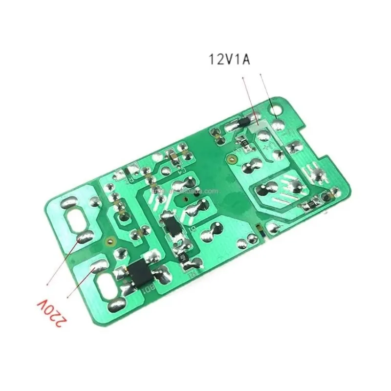 

New IC Solution 220V AC to 12V1A DC Power Supply Circuit Board Bare Board Foot-an for Electronics Projects 12V1000MA
