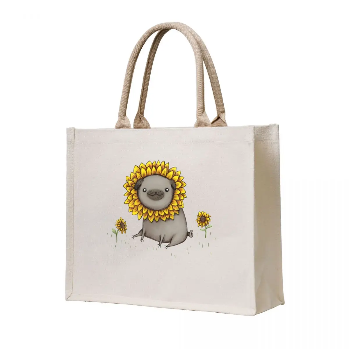 

Pugflower Tote Bag Custom bag Reusable bags Women's bag