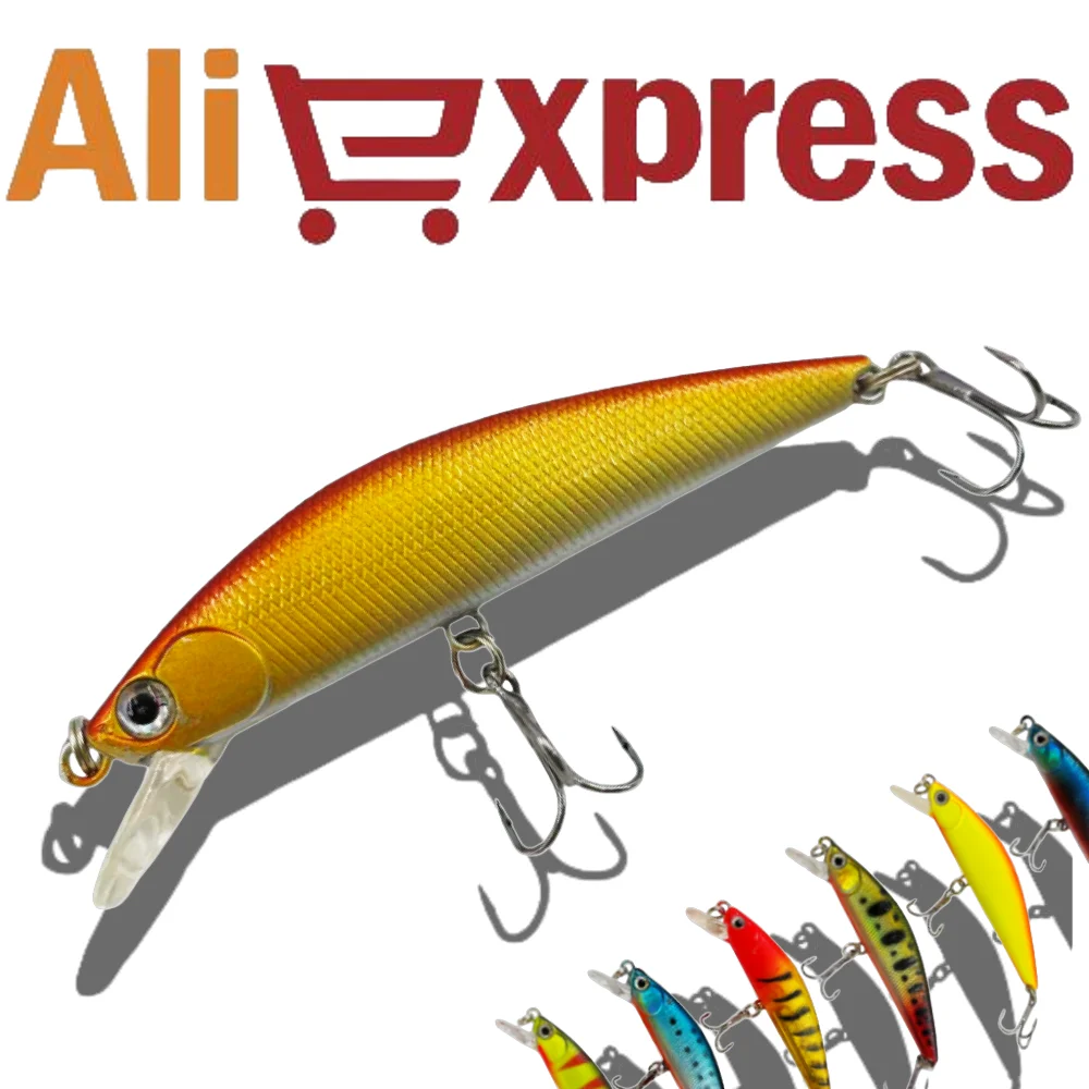 2026 غرق أسماك الصيد السحر 63 مللي متر 8 جرام Jerkbaits Wobblers الطعوم الصلبة ل Panfish سمك السلور Walleye Ima Sukari 63HS Pesca معالجة