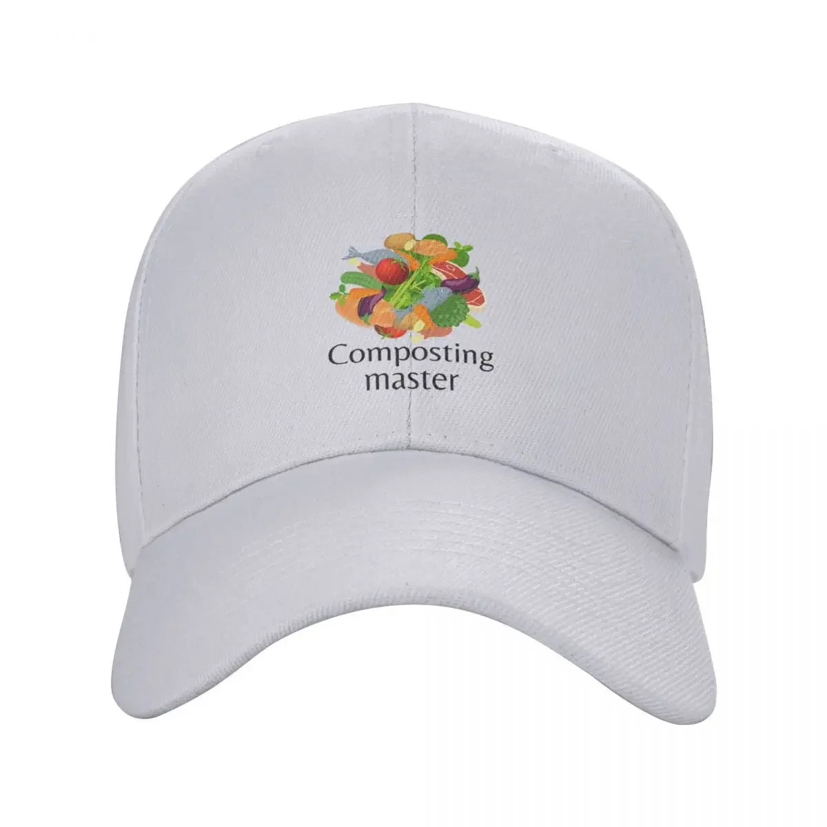 Composting for the real experts - master black text Baseball Cap Vintage Cosplay Trucker Hat derby hat Women's Wear Men's